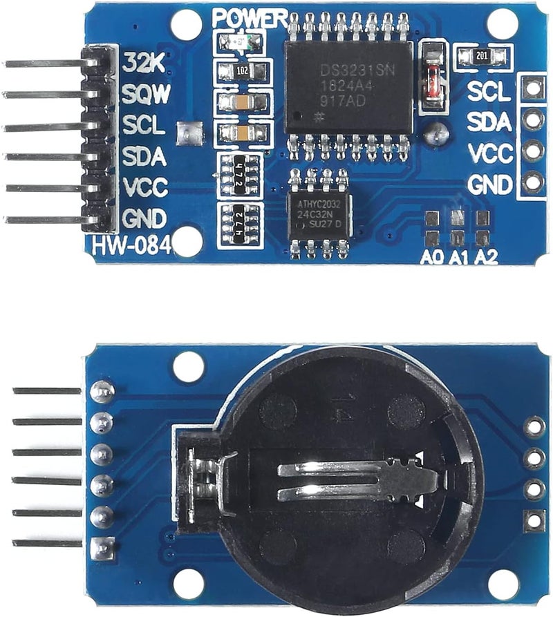 AiTrip 6PCS DS3231 Real Time Clock Module RTC Sensor High Precision AT24C32 IIC Timer Alarm Clock for Arduino Raspberry Pi - Image 2